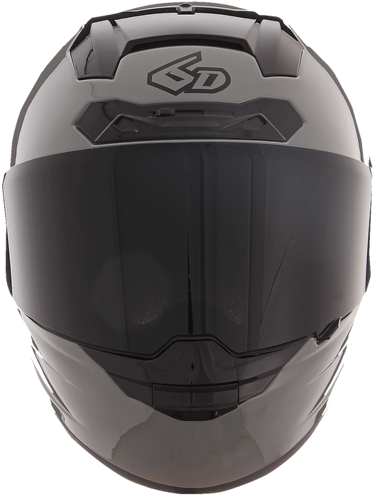 6D ATS-1R Motorcycle Helmet - Gloss Gray - Small 30-0975