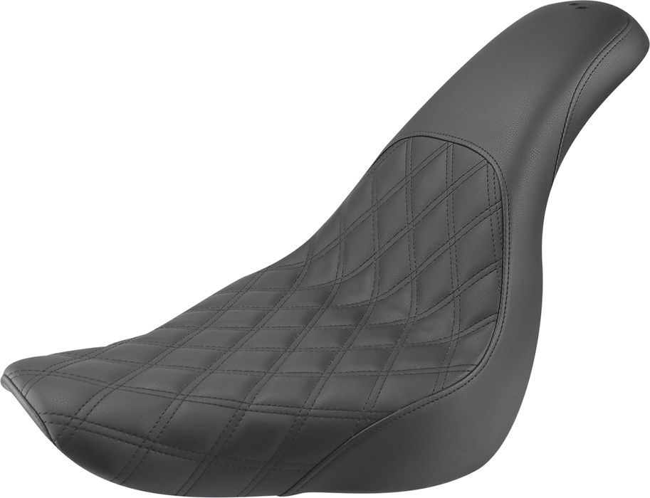 SADDLEMEN Profiler Seat - Front Lattice/Rear Smooth - Black 818-29-149