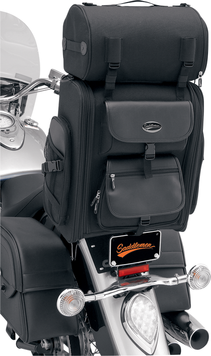 SADDLEMEN S2200E Expandable Sissy Bar Bag 3515-0080