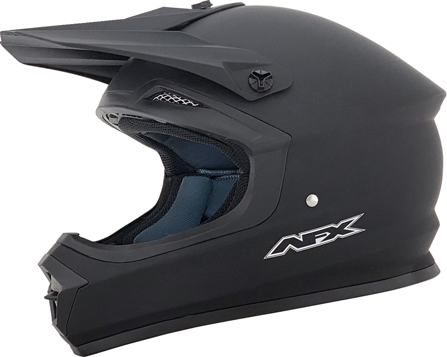 AFX FX-15 Motorcycle Helmet - Matte Black - Large 0110-8007