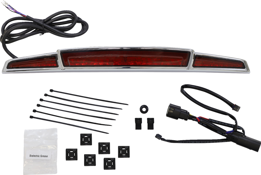 CIRO Trunk Light/Taillight - Chrome - Red 40114