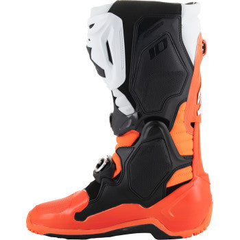 ALPINESTARS Tech 10 Enduro Boots - Fluorescent Orange/Black/White - US 10 2010025-4512-10