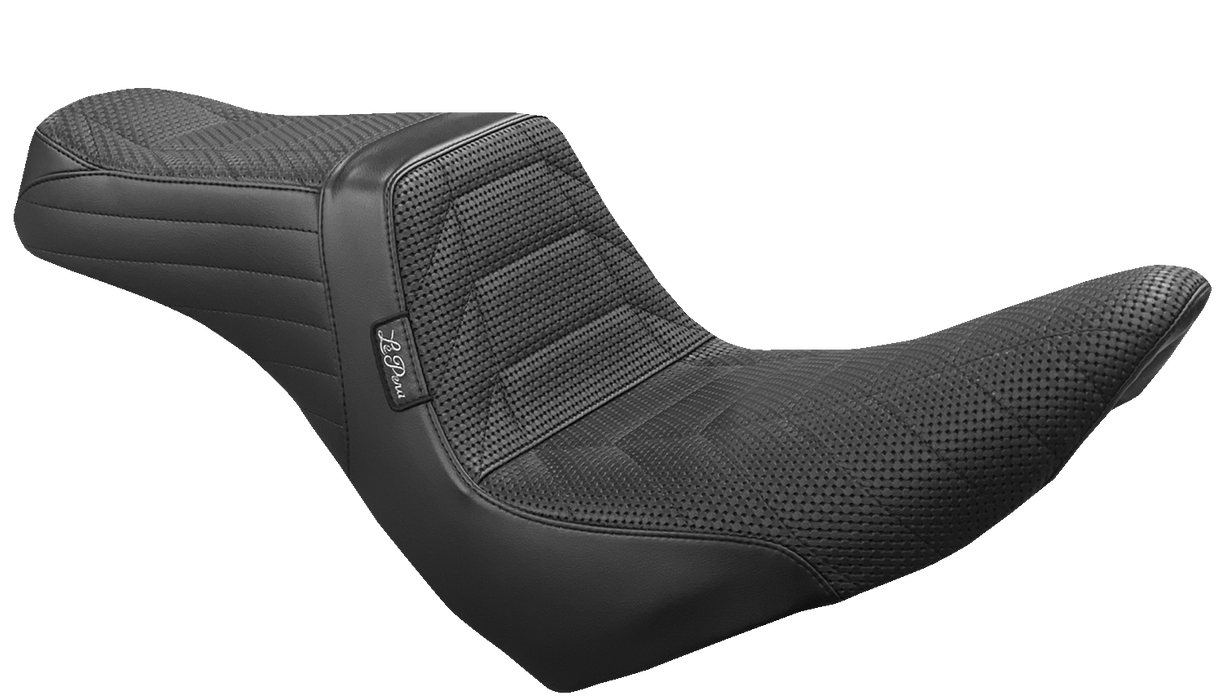 LE PERA Tailwhip Seat - Track Pleat - Black '18-'22 LYR-580TRKPT