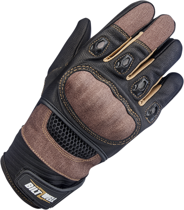 BILTWELL Bridgeport Gloves - Chocolate - XS 1509-0201-301