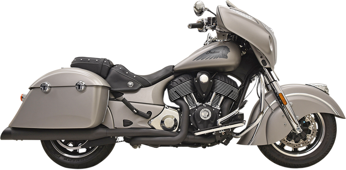 BASSANI XHAUST True Dual Exhaust - Black 8C16BSB