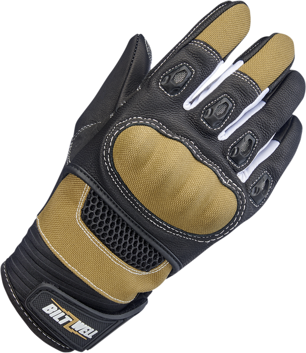 BILTWELL Bridgeport Gloves - Tan - Small 1509-0901-302