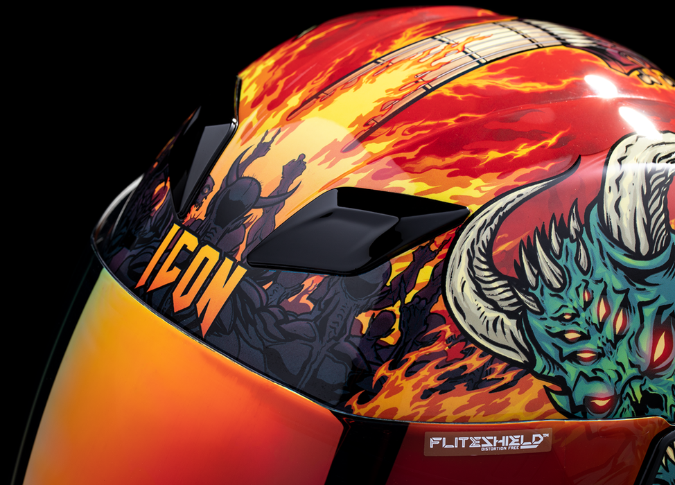 ICON Airflite™ Motorcycle Helmet - Blegh - MIPS® - Red - Small 0101-16920