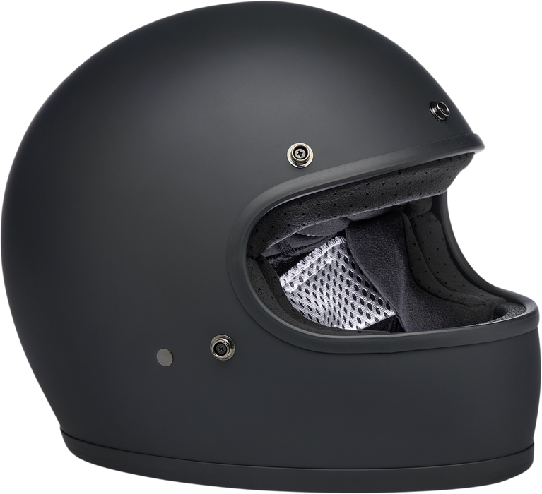 BILTWELL Gringo Motorcycle Helmet - Flat Black Factory - Large 1002-638-104