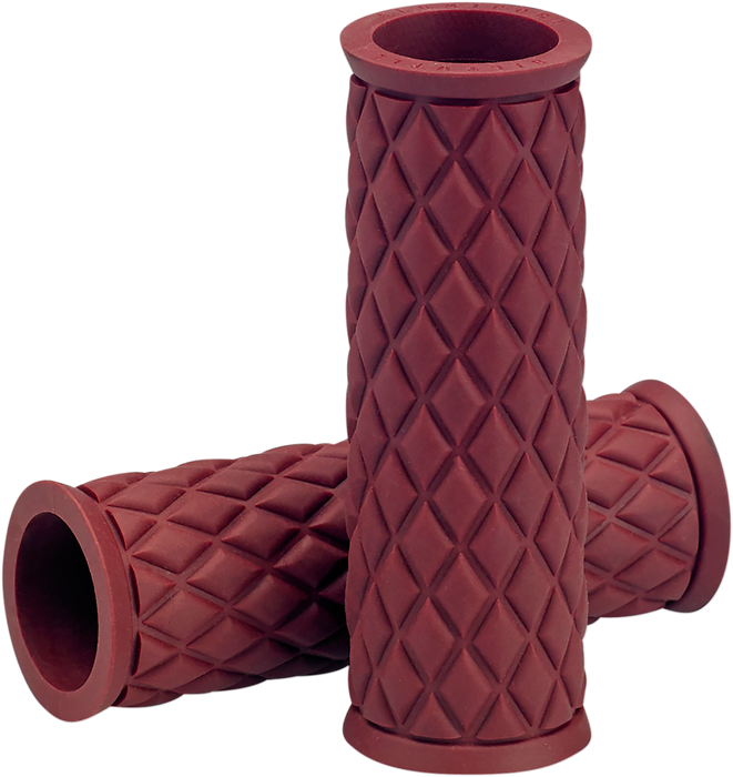 BILTWELL Grips - Alumicore - Replacement - Oxblood 6706-0301