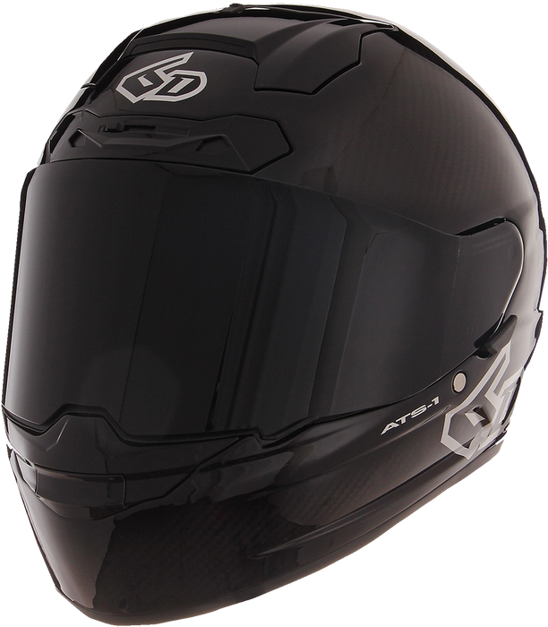 6D ATS-1R Motorcycle Helmet - Gloss Black - Large 30-0907