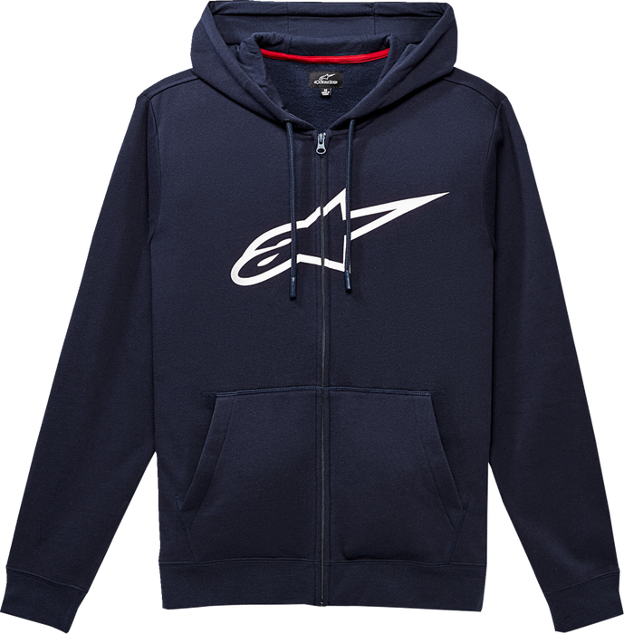 ALPINESTARS Ageless 2 Zip Hoodie - Navy/White - Medium 1038530527020M