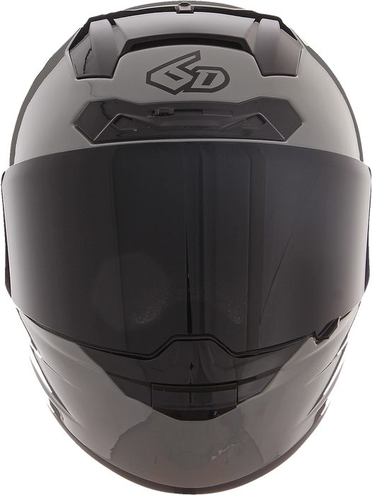 6D ATS-1R Motorcycle Helmet - Gloss Gray - Small 30-0975