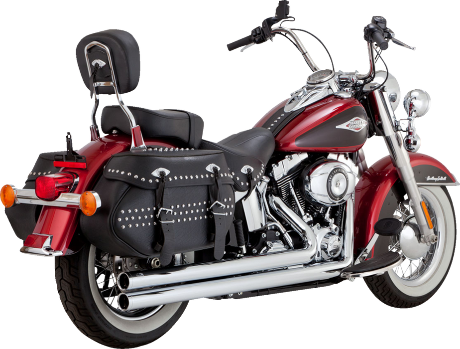 VANCE & HINES Big Shots Long Exhaust System - Chrome 17323