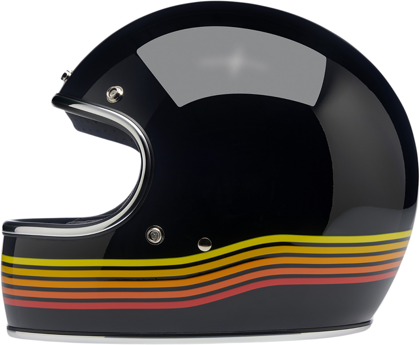 BILTWELL Gringo Helmet - Gloss Black Spectrum - Medium 1002-536-103