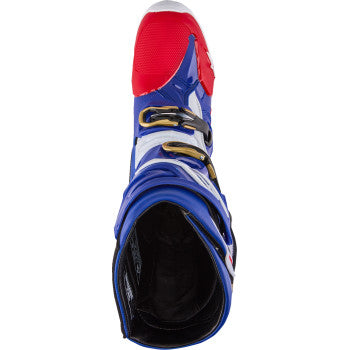 ALPINESTARS Union Tech 10 Boots - Red/White/Blue - US 8 2010020-3372-8