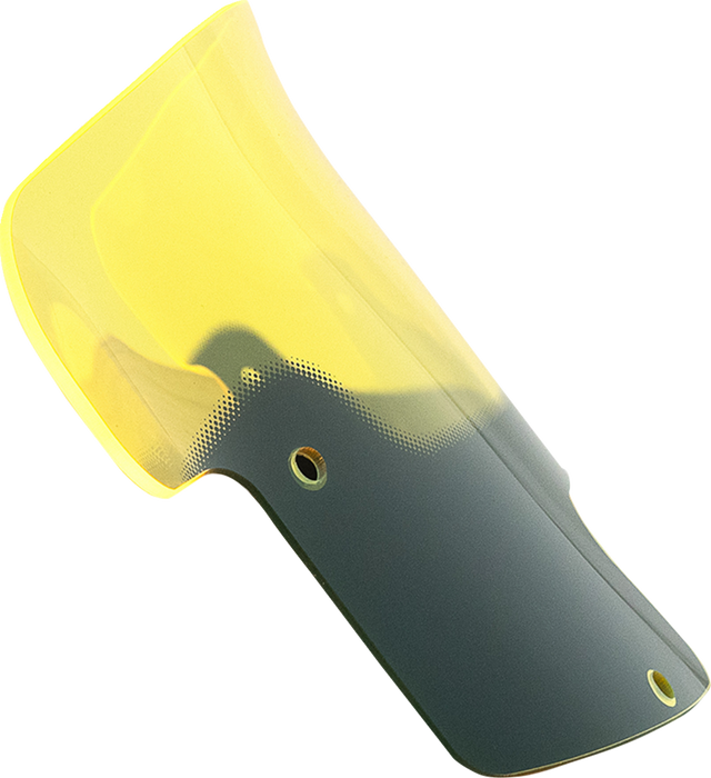 KLOCK WERKS Kolor Flare™ Windshield - 8" - Yellow - Indian KWW-04-0620