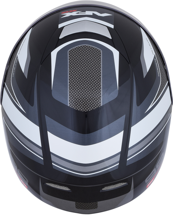 AFX FX-99 Motorcycle Helmet - Recurve - Black/White - Small 0101-11116