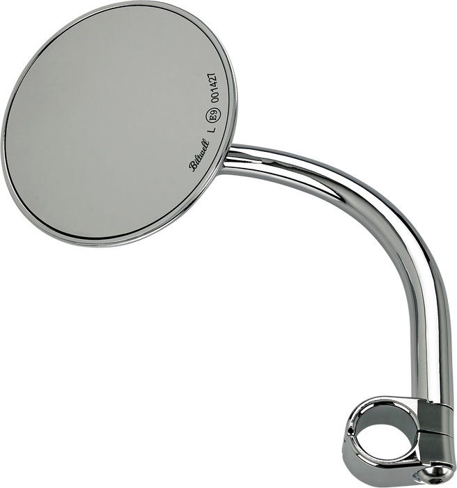 BILTWELL Clamp-On Utility Mirror - Round - Chrome 6503-578-531