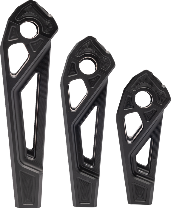 KODLIN MOTORCYCLE Risers - Fastback - 10" - Black K55121