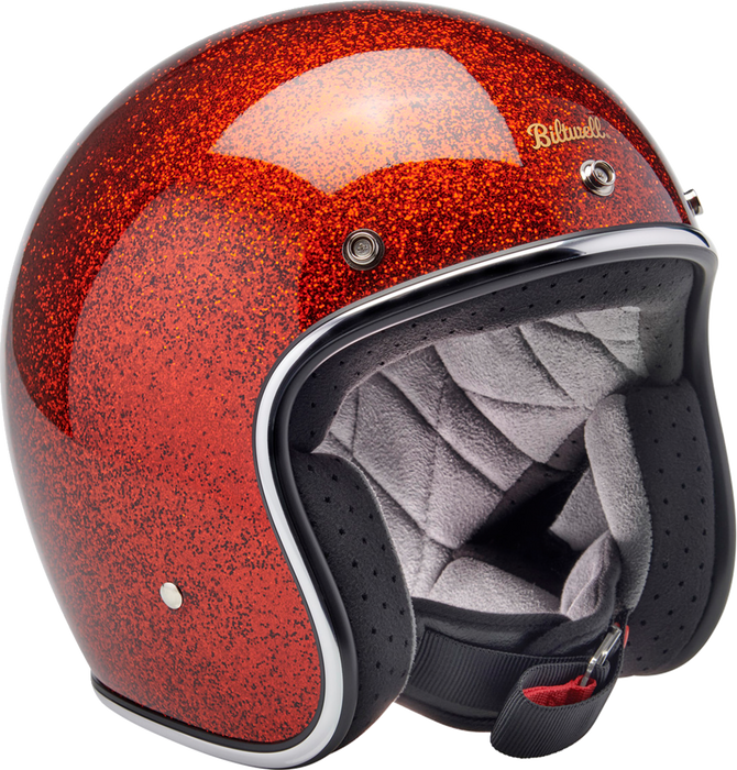 BILTWELL Bonanza Motorcycle Helmet - Rootbeer Megaflake - XS 1001-457-201