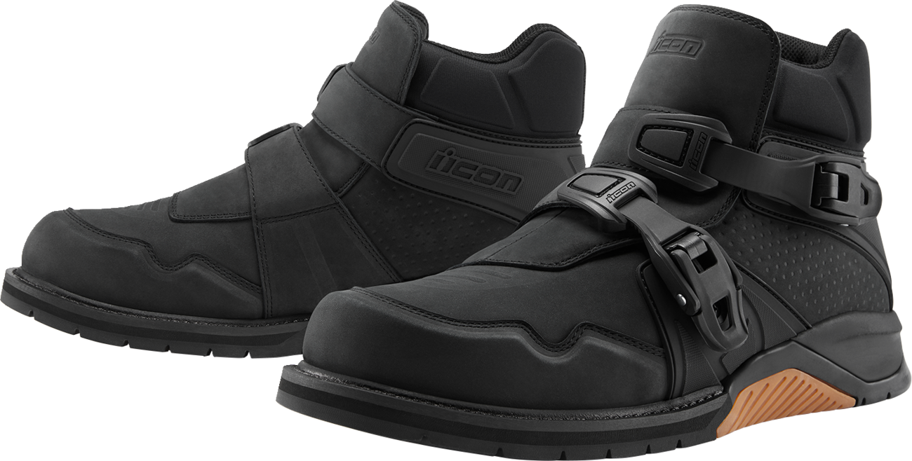 ICON Slabtown Waterproof Boots - Black - Size 12 3403-1313