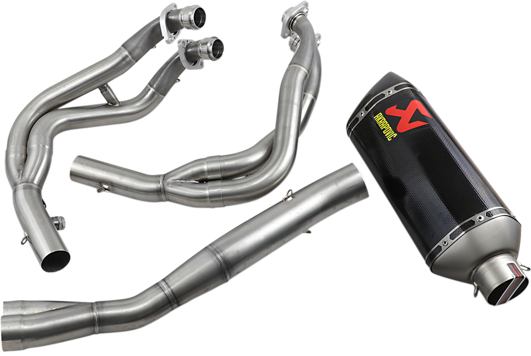 Akrapovic Race Exhaust Kawasaki ZX6R 2009-2020 in Carbon Fiber S-K6R11-RC