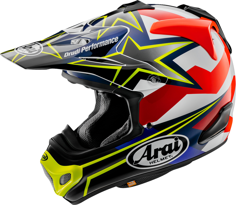 ARAI VX-Pro4 Motorcycle Helmet - Stars & Stripes - Yellow - Medium 0110-8203