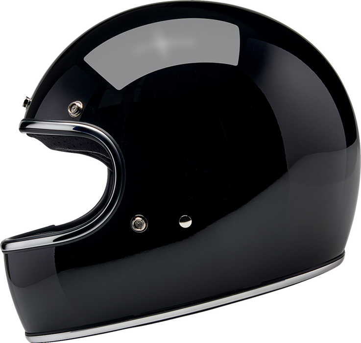 BILTWELL Gringo Motorcycle Helmet - Gloss Black - Large 1002-101-504