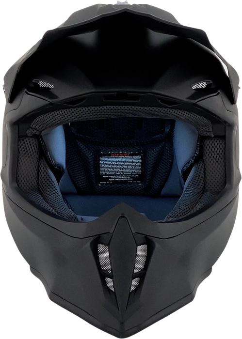 AFX FX-14 Motorcycle Helmet - Matte Black - XS 0110-7027