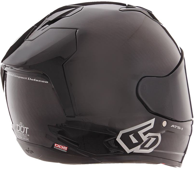 6D ATS-1R Motorcycle Helmet - Gloss Black - 2XL 30-0909