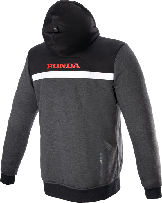 ALPINESTARS Honda Chrome Street Hoodie - Black/Gray/Red - Medium 4201323-1908-M