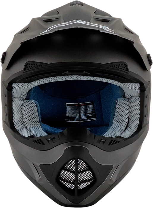 AFX FX-17 Motorcycle Helmet - Frost Gray - Medium 0110-3433