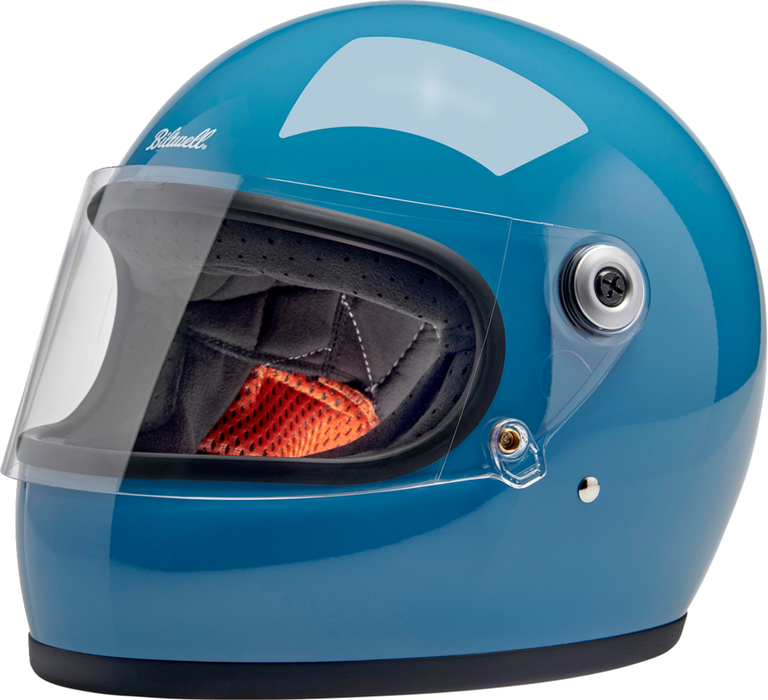 BILTWELL Gringo S Motorcycle Helmet - Gloss Dove Blue - Small 1003-165-502