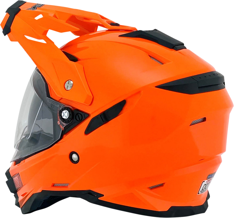 AFX FX-41DS Motorcycle Helmet - Safety Orange - XS 0110-3766