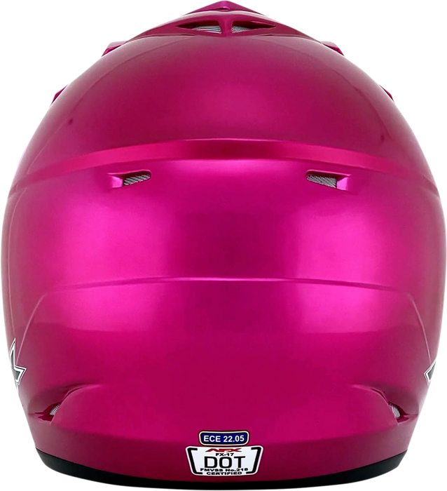 AFX FX-17 Motorcycle Helmet - Fuchsia - Large 0110-4078