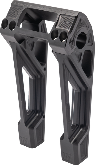 KODLIN MOTORCYCLE Risers - Fastback - 8" - Black K55122