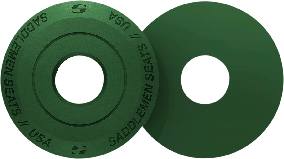 SADDLEMEN Fender Seat Washer - Dark Green 14707DG