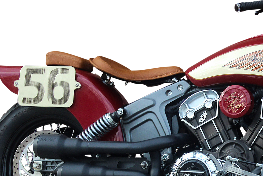 KLOCK WERKS Seat Pan Kit - Klassic - Brown - Scout '15-'23 KWS-04-0048