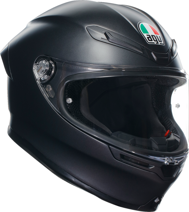 AGV K6 S Motorcycle Helmet - Matte Black - Large 2118395002011L