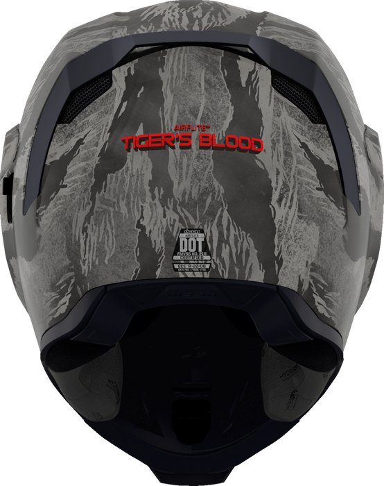 ICON Airflite™ Motorcycle Helmet - Tiger's Blood - MIPS® - Gray - 3XL 0101-16246