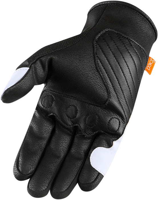 ICON Contra2™ Motorcycle Gloves - White - 3XL 3301-3700