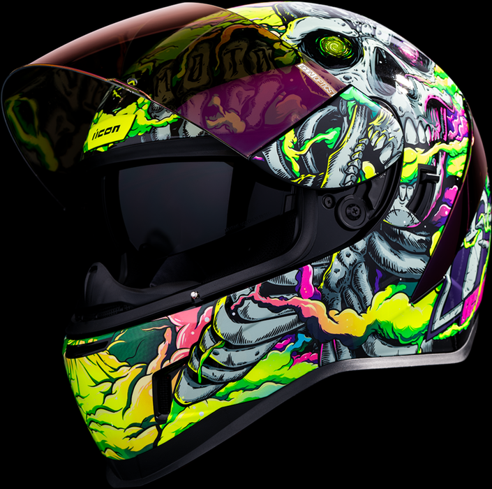 ICON Airform™ Motorcycle Helmet - Hippy Dippy - Purple - XS 0101-16024