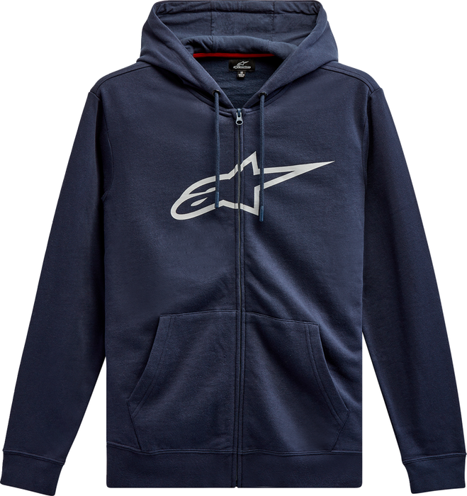 ALPINESTARS Ageless 2 Zip Hoodie - Navy/Gray - 2XL 10385305270112X