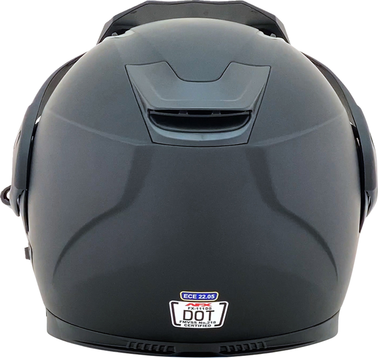 AFX FX-111DS Snow Helmet - Electric - Matte Black - Small 0120-0799