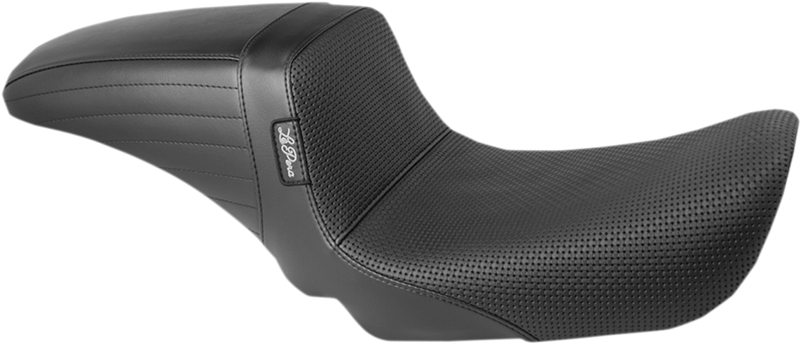 LE PERA Kickflip Seat - Basketweave - Black - FXD '06-'17 LK-591BW