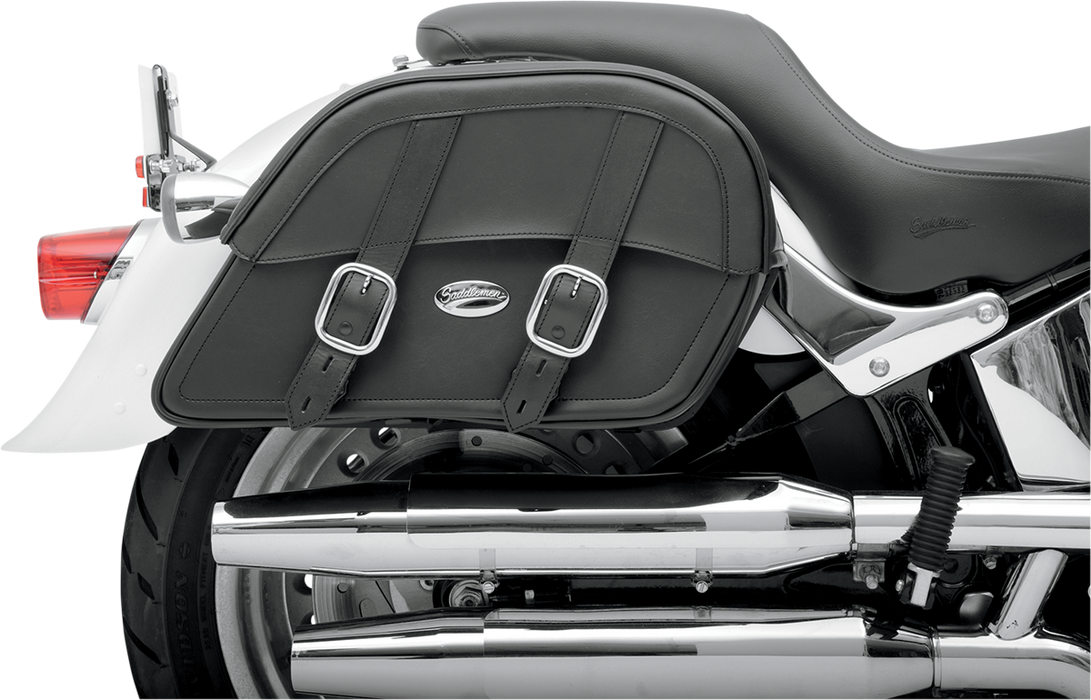 SADDLEMEN Drifter Slant Saddlebags - Jumbo 3501-0320