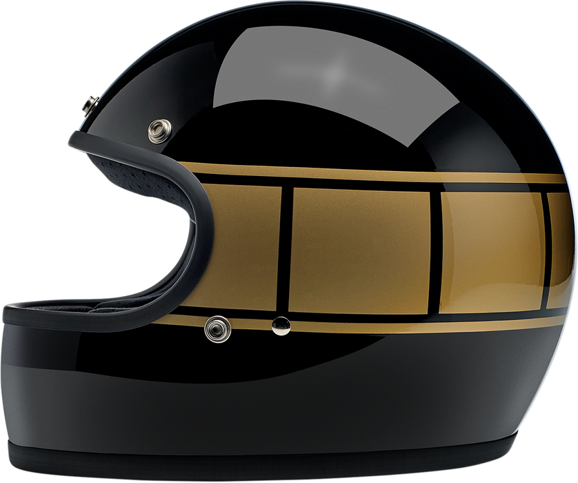 BILTWELL Gringo Motorcycle Helmet - Gloss Black Holeshot - XS 1002-527-101