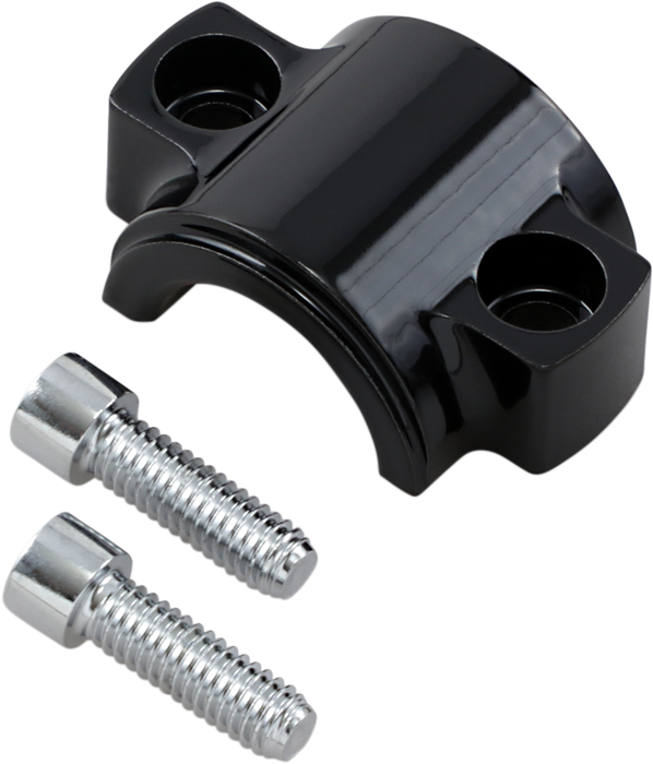 KLOCK WERKS Lower Fork Leg/Axle Cap - Black KWS-01-0010-B