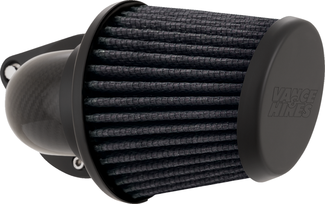 VANCE & HINES VO2 Falcon Air Intake - Weaved Carbon Fiber - XL 40055