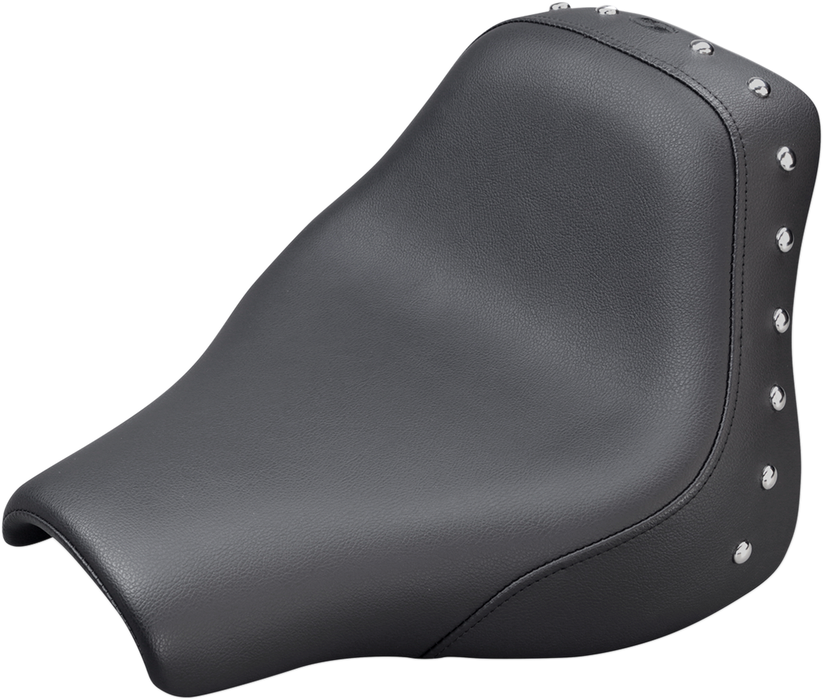 SADDLEMEN Seat - Renegade Solo - Black - Studded 818-28-001